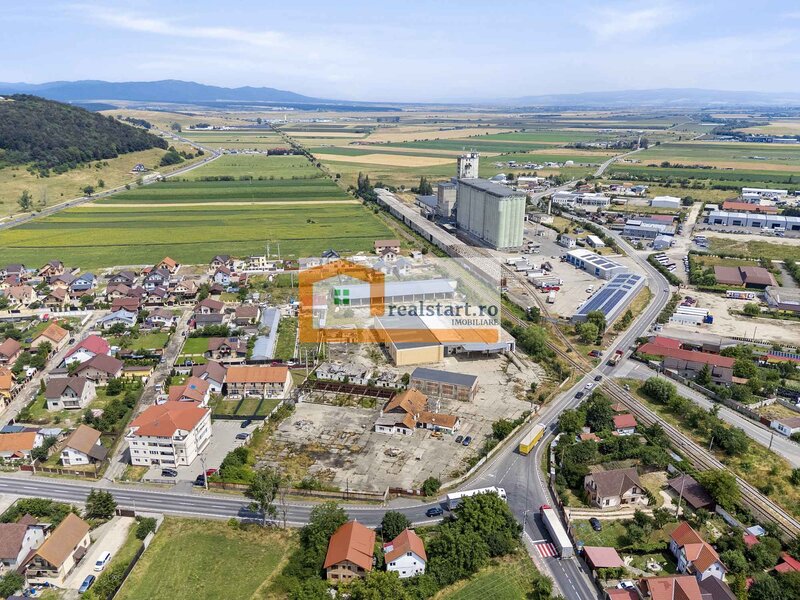 N Brasov, Codlea, acces E60, teren 17000 mp, 5600 mp constructii D155ml la DJ112A,